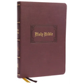 KJV Holy Bible: Large Print Thinline, Brown Leathersoft, Red Letter, Comfort Print: King James Version