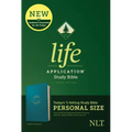 NLT Life Application Study Bible, Third Edition, Personal Size (Leatherlike, Teal Blue)