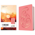 The Message Deluxe Gift Bible (Leather-Look, Pink and Gold Waves): The Bible in Contemporary Language