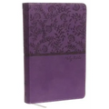 NKJV, Deluxe Gift Bible, Imitation Leather, Purple, Red Letter Edition