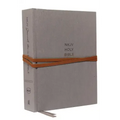 NKJV, Journal the Word Bible, Hardcover, Gray, Red Letter Edition, Comfort Print: Reflect, Journal, or Create Art Next to Your Favorite Verses