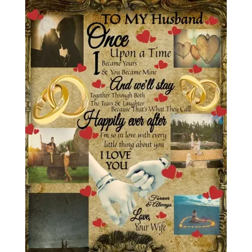 To My Husband Once Upon A Time I Became Yours & You Became Mine And We'll Stay Together Through Both The Tears & Laughter: 20th Anniversary Gifts For