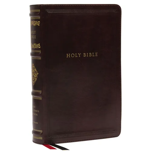 Nkjv, Personal Size Reference Bible, Sovereign Collection, Leathersoft, Brown, Red Letter, Thumb Indexed, Comfort Print: Holy Bible, New King James Ve