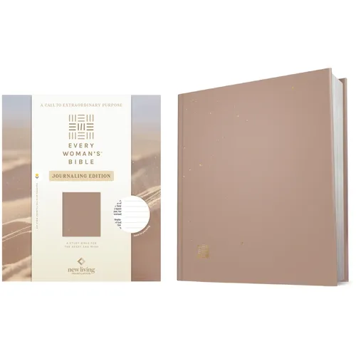 NLT Every Woman's Bible, Journaling Edition, Filament Enabled (Hardcover, Sand, Red Letter)