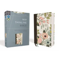 Niv, Thinline Bible, Cloth Over Board, Floral, Red Letter Edition, Comfort Print