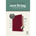NLT Personal Size Giant Print Bible, Filament Enabled (Leatherlike, Aurora Cranberry, Indexed, Red Letter)