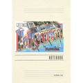 Vintage Lined Notebook Greetings from Hollywood, Florida