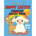 happy easter counting puzzle book: A Fun Guessing Game Book for kids - Fun & Interactive Picture Book for Preschoolers and Toddlers - easter coloring