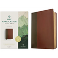 NLT Life Application Study Bible, Third Edition (Red Letter, Leatherlike, Brown/Tan)