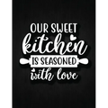 Our Sweet Kitchen Is Seasoned With Love: Recipe Notebook to Write In Favorite Recipes - Best Gift for your MOM - Cookbook For Writing Recipes - Recipe