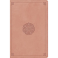 ESV Compact Bible, Red Letter (Trutone, Blush Rose, Emblem Design)