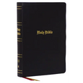 KJV Holy Bible: Super Giant Print with 43,000 Cross References, Black Genuine Leather, Red Letter, Comfort Print (Thumb Indexed): King James Version