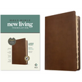 NLT Large Print Thinline Reference Bible, Filament Enabled Edition (Red Letter, Leatherlike, Rustic Brown, Indexed)
