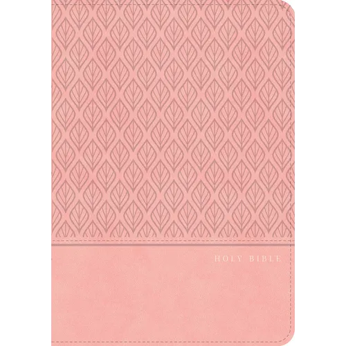 CSB Personal Size Giant Print Bible, Optimal Type, Digital Study Edition, Pink Leathertouch