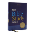 Nkjv, the Bible Study Bible, Hardcover, Comfort Print: A Study Guide for Every Chapter of the Bible