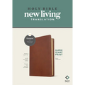 NLT Super Giant Print Bible, Filament Enabled (Leatherlike, Brown, Red Letter)