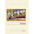 Vintage Lined Notebook Greetings from Fresno, California