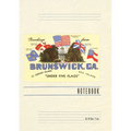 Vintage Lined Notebook Greetings from Brunswick