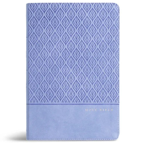 CSB Giant Print Reference Bible, Easy-To-Read Optimal Type, Digital Study Edition, Lavender Leathertouch, Indexed