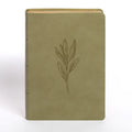 NASB Super Giant Print Reference Bible, Sage Suedesoft Leathertouch