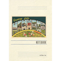 Vintage Lined Notebook Greetings from Hammond, Louisiana