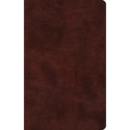 ESV Large Print Thinline Bible, Red Letter (Trutone, Mahogany)