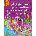 A Joyful Heart: Bible Verse Coloring Book