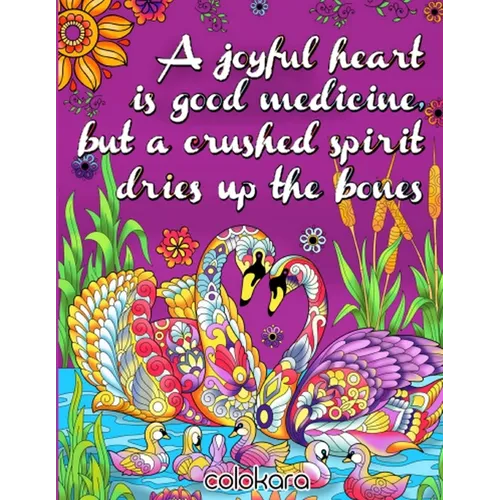 A Joyful Heart: Bible Verse Coloring Book