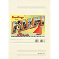 Vintage Lined Notebook Greetings from Miami, Florida