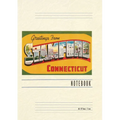 Vintage Lined Notebook Greetings from Stamford