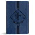 KJV Kids Bible, Thinline Edition, Navy Leathertouch