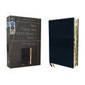 Niv, Thinline Reference Bible (Deep Study at a Portable Size), Leathersoft, Navy, Red Letter, Thumb Indexed, Comfort Print