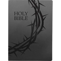 Kjver Holy Bible, Crown of Thorns Design, Large Print, Black Ultrasoft
