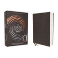 Niv, Clear Focus Bible, Leathersoft, Charcoal Brown: Read More of the Bible with Better Focus
