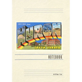 Vintage Lined Notebook Greetings from Huron