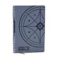 NKJV Armor of God Bible, Blue/Gray Leathersoft (Children's Bible, Red Letter, Comfort Print, Holy Bible): New King James Version