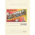 Vintage Lined Notebook Greetings from Louisiana