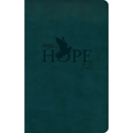 CSB Here's Hope Bible, Dark Teal Leathertouch
