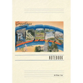 Vintage Lined Notebook Greetings from Idaho