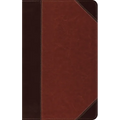 ESV Thinline Bible, Red Letter (Trutone, Brown/Cordovan, Portfolio Design)