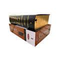 NKJV Evidence Study Bible: Black Recycled Cowhide Leather Bible in a Presentation Box