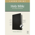 NLT Large Print Thinline Reference Bible, Filament Enabled Edition (Red Letter, Leatherlike, Black, Indexed)