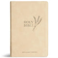 KJV Giant Print Reference Bible, Cream Leathertouch
