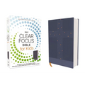 Nirv, Clear Focus Bible for Kids (Help Kids with ADHD or Dyslexia Read with Confidence), Leathersoft, Blue
