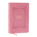 KJV Holy Bible: Large Print with 53,000 Center-Column Cross References, Pink Leathersoft, Red Letter, Comfort Print (Thumb Indexed): King James Versio