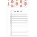 To Do List Notepad: Cute Strawberry Pattern, Checklist, Task Planner, Grocery Shopping List Notebook, Planning, Organizing